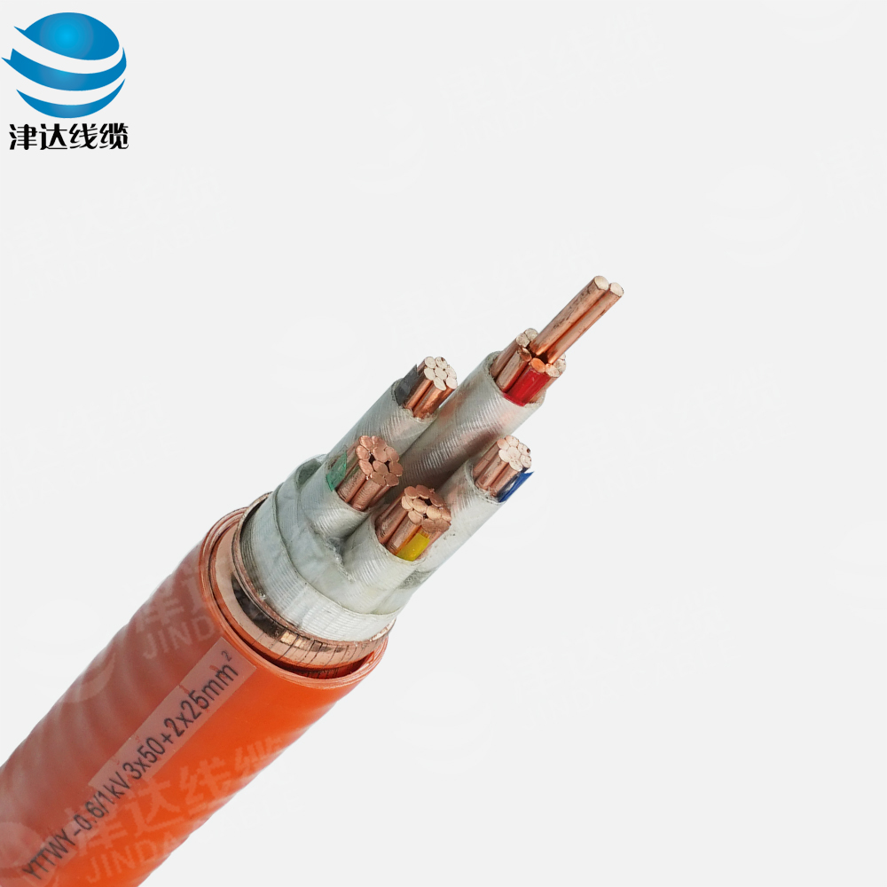 YTTWY3×50+2×25 金属护套无机矿物绝缘电缆